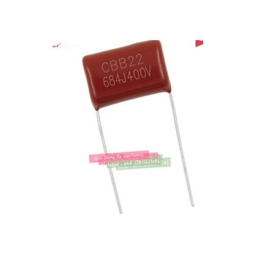 500PCS 400V 684J 0.68UF P=15MM CBB Capacitors NEW