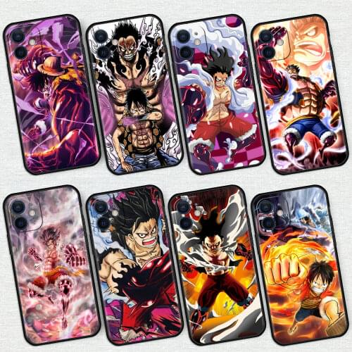 Silicone Phone Case For iPhone 12 Mini 11 Pro Max XS XR X 6 7 8 Plus 6S 5 5S SE 2020 Cover Fundas Luffy Gear Fourth Snake Man