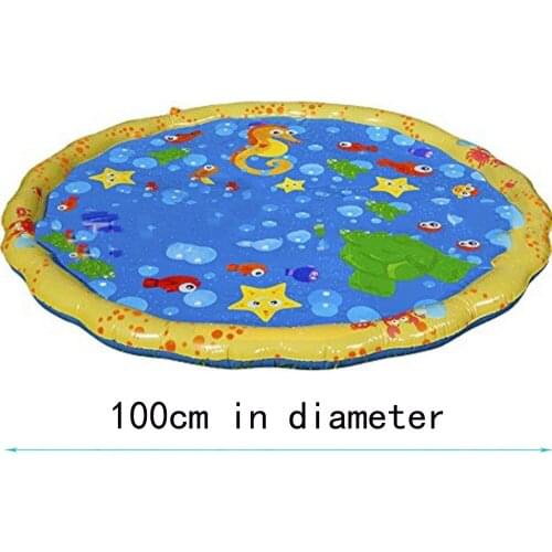 Swimming pool baby wading kiddie squirt fun pool outdoor squirt&splash water spray mat for toddlers simple instant set up