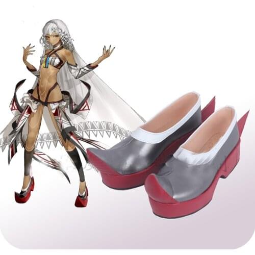 Fate Grand Order Fate Extella Saber Attila Cosplay Shoes Boots Anime Halloween Carnival Party Costume Accessories