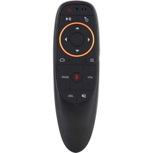 G10 Voice Air Mouse Remote, 2.4Ghz Mini Wireless Android TV Control & Infrared Learning Microphone for Computer PC Android TV