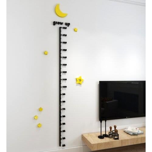 Cute Pattern Wall Decal Children Height Measure Wall Paste Wall Stickers For Kids Rooms Baby Growth Chart Wallpaper For Home
