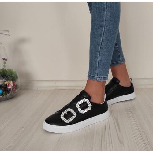 New Product Womans Fashion buckled Sneakers Women 2020 Casual Fashion Shoes Female Shallow Sneakers Women New season Autumn