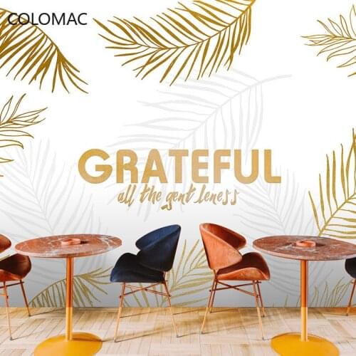 Colomac Custom KOL Marble Feather Wallpaper Clothing Store Skin Management Centre Background Mural Decor Bedroom Drop Shopping