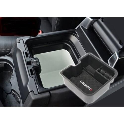 Car Central Storage Box Door Glove Armrest Organizer Box For Land Rover Discovery 4 2014 2015 2016 Accessories Car Styling