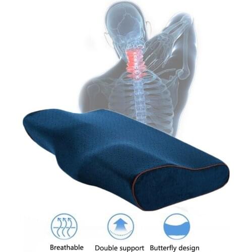 Orthopedic Memory Pillow for neck pain & neck protection Slow Rebound Memory Foam Pillow Health Care Cervical Neck Pillow cover