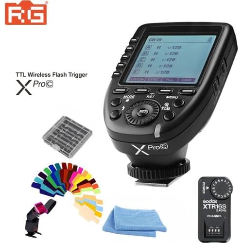 Godox XPro-C Flash Trigger Transmitter Professional Function E-TTL II 2.4G Wireless X System HSS for Canon to Godox V850 V860