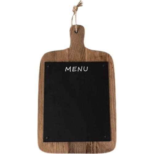 Paddle chopping board design reclaimed handcraft decorative wood chalkboard