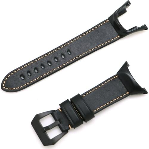 Wtitech Replacement Strap Cowhide Leather Watch Band Bracelet for Suunto Ambit/Ambit2/Ambit3 Sport/Run/Peak