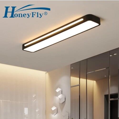 HoneyFly Modern LED Ceiling Lamp 110V 220V Wall Lamp Mounted Light Rectangular Bedroom Aisle Corridor Balcony Entrance Surface