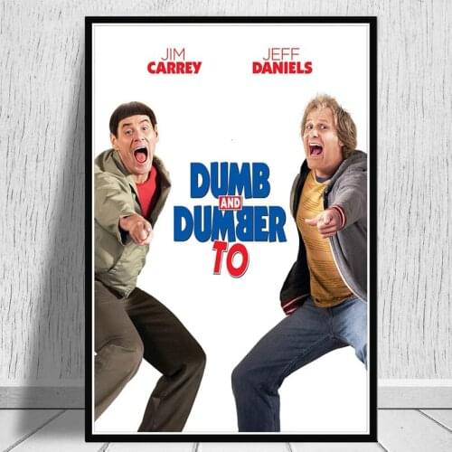 Dumb And Dumber Bathroom Jim Carrey Movie Funny Canvas Oil Painting Toilet Poster Prints Art Wall Picture Living Room Home Decor
