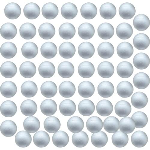 100 Pieces Craft Foam Balls 35mm Diameter for Arts Crafts Floral Wedding Decor