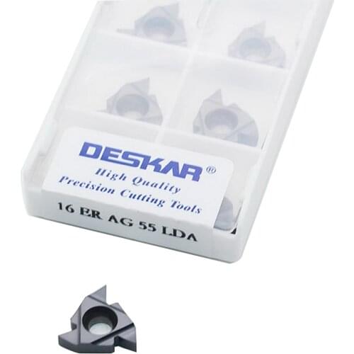 16ER AG 60 LDA AG55 Carbide Inserts A60 G60 External Threading Knife Blades Turning Tool for cnc Lathe Machine Cutter