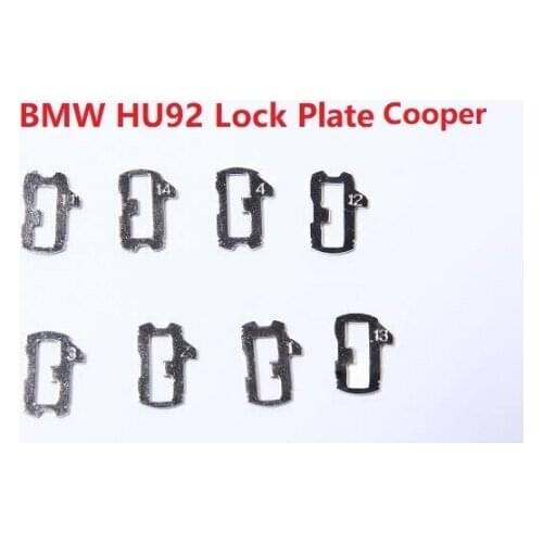 200pcs) HU92 Cooper For BMW Car Lock Reed Locking Plate HU92 Car Locks Tablets Lock Spring brass material Auto lock repair kit
