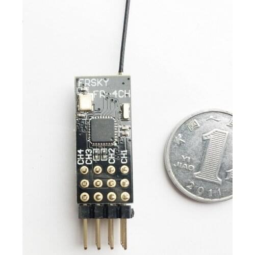 4CH receiver, with PPM output, compatible with X9D DJT / DFT / DHT