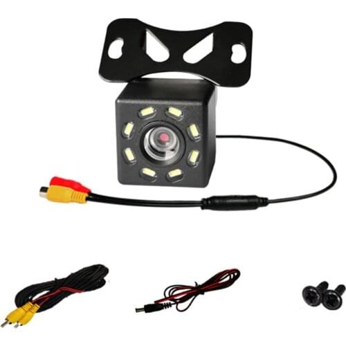 Automotive Rear View Camera General 170° Wide Angle HD Pixel With 8/12 LED Lights IP68 Waterproof Anti Fogging Reverse Camera