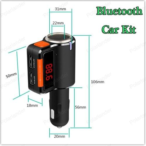 Bluetooth S Support A2DP USB output AUX IN input FM output Bluetooth V2.1 Bluetooth Car Kit Wireless Hands-free Bluetooth kit