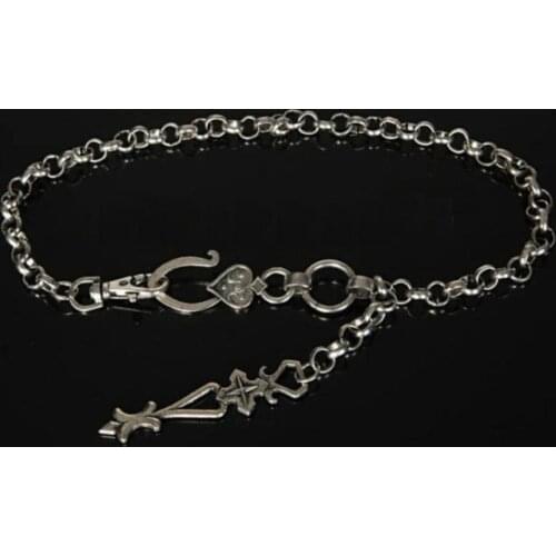 Free Ship fashion MEN male mens fashion casual College trousers waist chain school uniform pants accessories Korean Japanesean