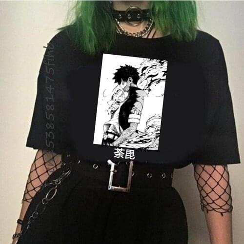 Anime Dabi Boku No My Hero Academia T Shirt Summer Woman T-Shirt Anime Tshirt Tees Harajuku