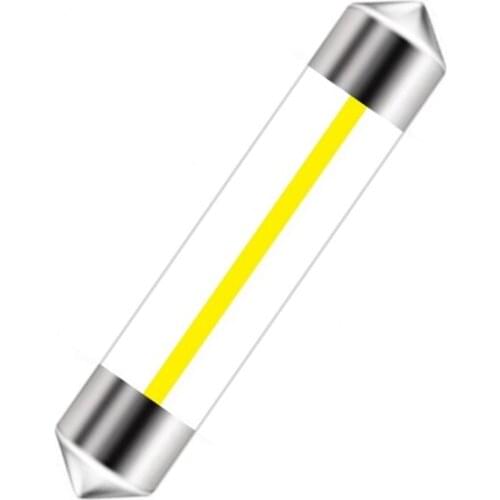 Festoon 31mm 36mm 39mm 41mm C5W Filament COB LED Glass Shell Car Reading Light Auto Interior Dome Lamp License Plate Bulb