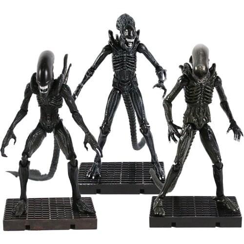Hiya Toys Aliens Big Chap Warrior Alien Collection Action Figure Figurine Model 12cm
