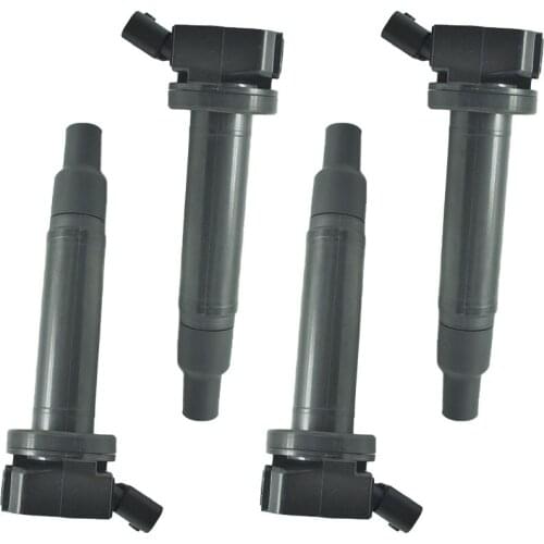 4pcs 90919-02239 Ignition Coil FOR TOYOTA AVENSIS COROLLA YARIS WISH CITROEN C1 PEUGEOT 107 1.0L 1.6L 1.8L 90919-02262