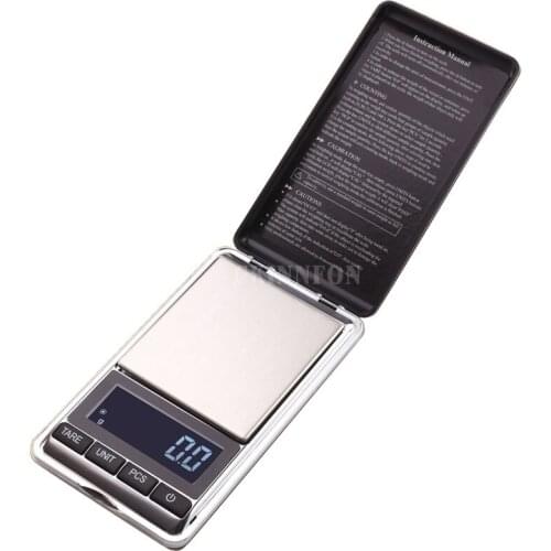 DHL 50 PCS Practical Mini Precision 0.01 X 500g Electronic Scales Balance Gram Digital Pocket Jewelry Weighing Scale New