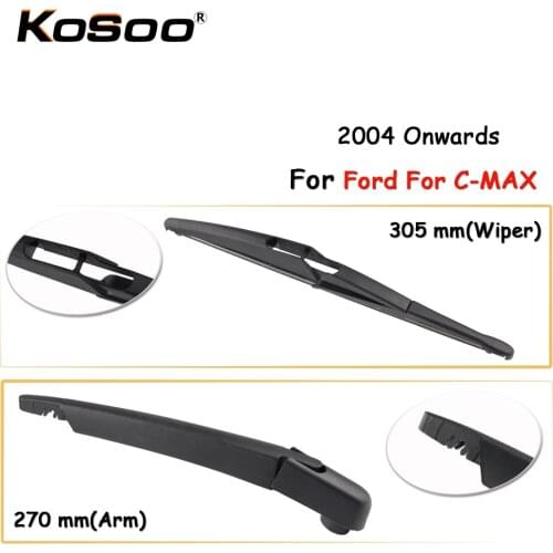 KOSOO Auto Rear Car Wiper Blade For Ford For C-MAX,305mm 2004 Onwards Rear Window Windshield Wiper Blades Arm,Car Accessories