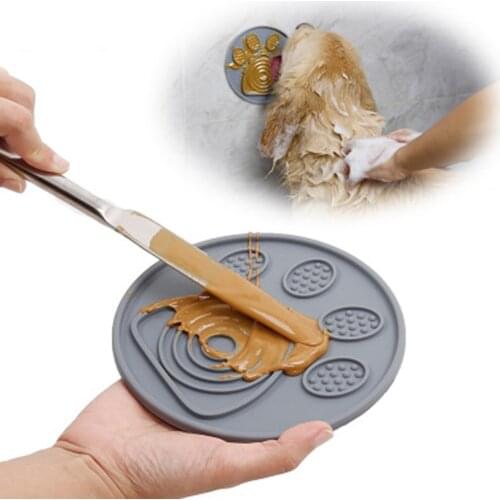 Pet Lickimat Slow Feeder Dog Licking Mat and Boredom Buster Silicone Lickimat LBShipping