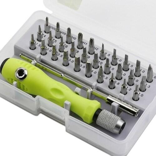 Tool Repair 32 In 1 Screwdriver Set Precision Mini Magnetic Screwdriver Bits Kit Phone Mobile IPad Camera Maintenance