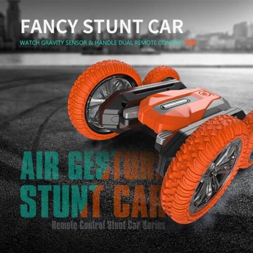 New Design 2.4G GD99 RC Car Gesture Sensing Stunt Double Sided Driving Remote Control Stunt Car For Childrens RC Toys Dropship