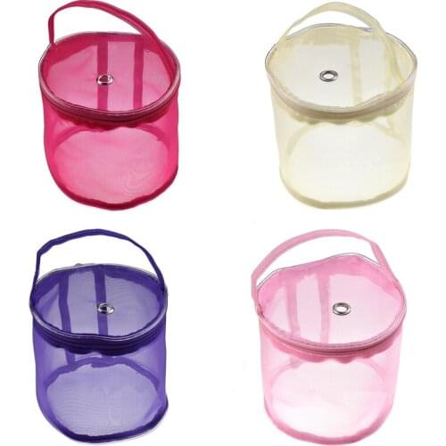 Knitting Needles Yarn Tote Organizer Knitting Yarn Round Crochet Bag DIY Craft Woolen Storage Basket Sewing Tool Accessories