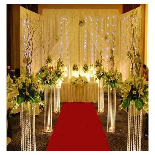 80cm wedding flower stand crystal wedding road lead wedding centerpiece event party decoration 10pcs/lot