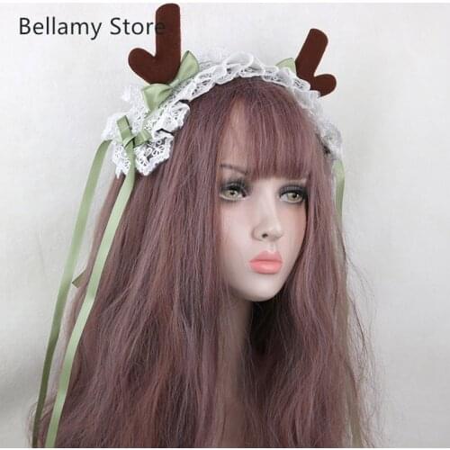 Japanese lovely Lolita sweet and versatile lace maid style hair band hair band hair accessories