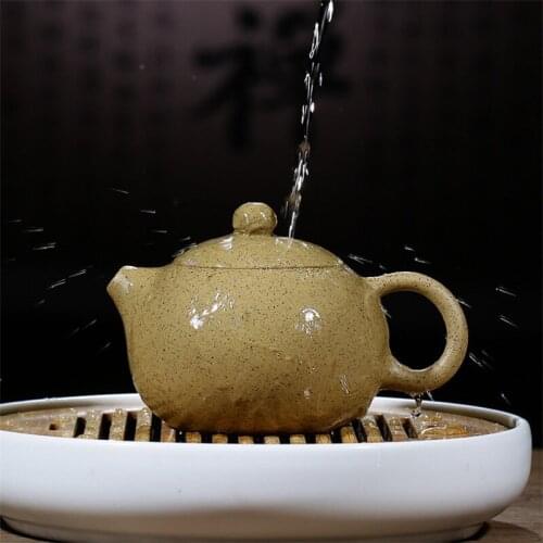 Creative Yixing Purple Clay Simple Tea Pot Tea Set Handmade Office Teapots Ceramic Sesame Kung Fu Kettle Chinese Teaware Gifts
