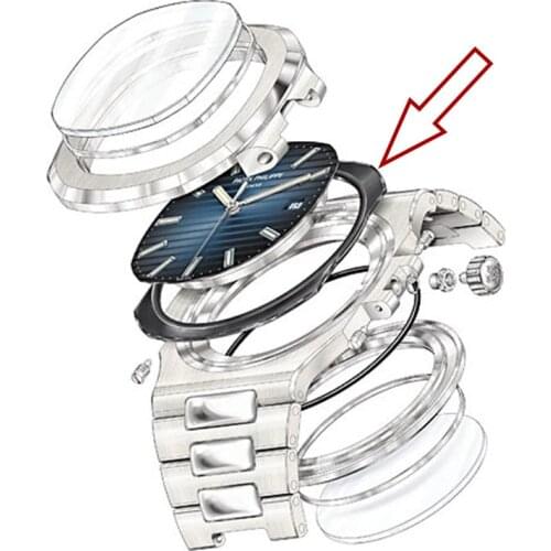 Rubber waterproof ring gasket seal washers for Patek Philippe PP Nautilus 40mm 5711 automatic watch parts tools