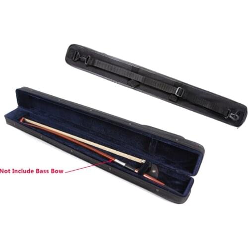 1pcs Upright double bass bow case strong light Protect Bow Bag Carry Bass Bow hold 2pcs bow