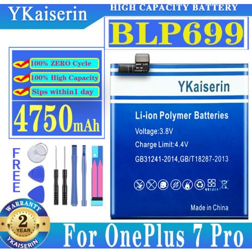 YKaiserin OnePlus 8 Phone Batteries