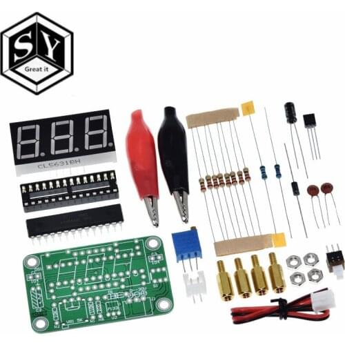 GREAT IT 1 Set DC 3.5 ~ 25V VOT-8 DIY Voltmeter Kit Voltage Meter DIY Electronic Production Suite DIY KIT