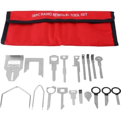38pcs/set New Radio Stereo Release Removal Tools Key For Audi Mercedes Benz Ford VW