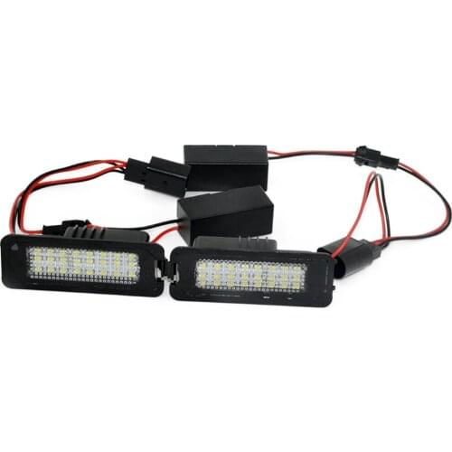 Car 24SMD LED Kit for VW GOLF6/GOLF5/NEW BEETLE//Passat B6 4D/ VW CC /Phaeton/POLO/Scirocco LED LICENSE PLATE LAMP/LIGHTS+Canbus