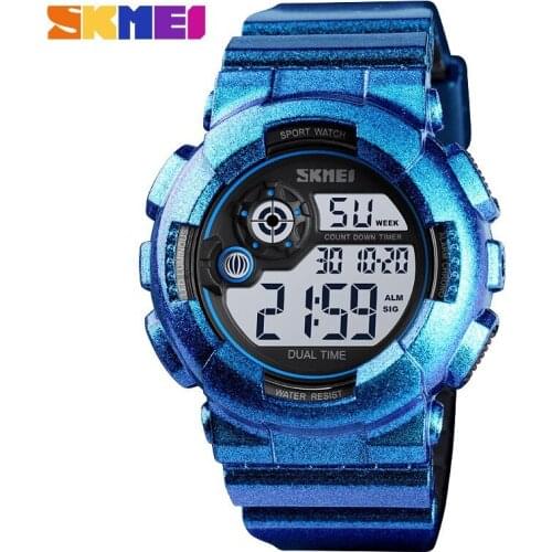 SKMEI Cool Chameleon Gradient Series 1583 Fashion Mens LED Digital Watches Waterproof Sports Watches Relogios Masculino Clock