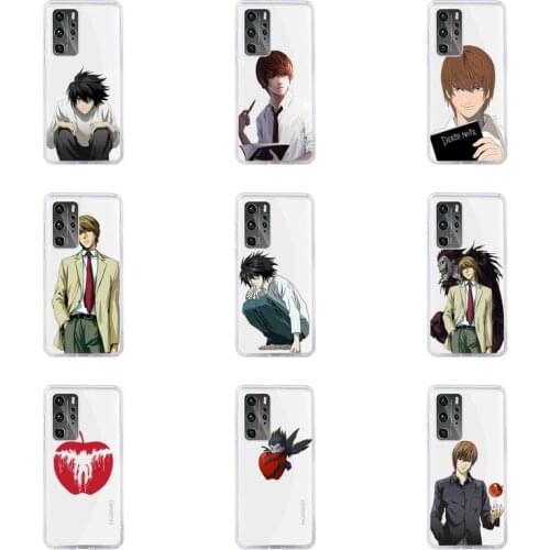 Death Note kira Phone Case Transparent For Huawei Mate P honor 10 9 8 7 plus lite play 3 4 2s RS a T pro Soft TPU Mobile bags