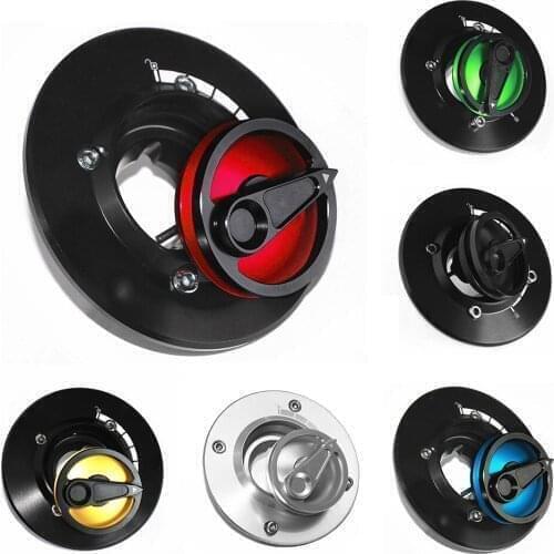 For Z300 Ninja250 ABS Motorcycle Fuel Tank Cap CNC Aluminum Keyless Twist off Nimble Quick Lock Gas Cover