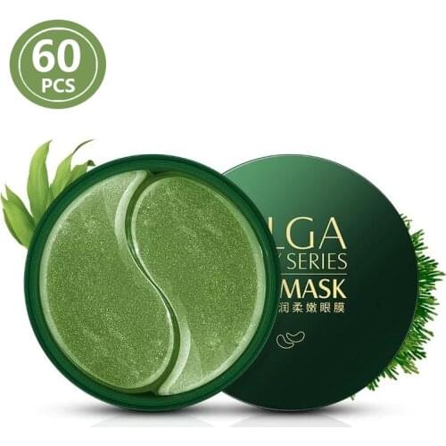 Hydrogel Eye Patches Anti Aging Collagen 60PCS Gold Green Anti Wrinkles Eyes Mask Dark Circles For Ageless Korean Gel Patch P