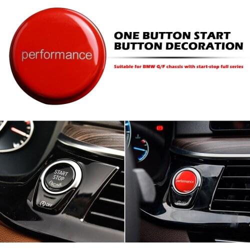 Performance Engine START STOP Button Replacement Cover + Tools for BMW F12 F13 F01 F02 Automotive Interior Stickers
