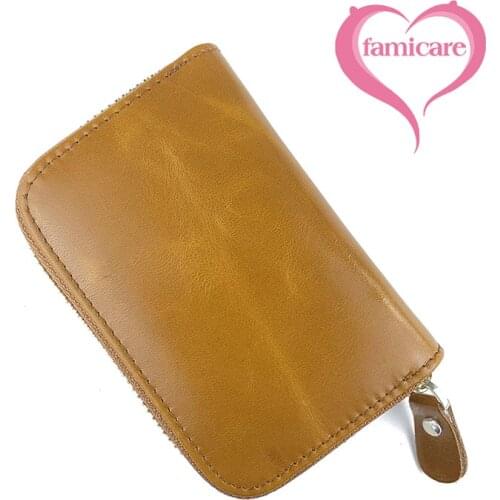 Women Wallet Genuine Leather Purse For Men Zipper Coin Card Holder First Layer Cowhide Oil Wax Leather Mini Clutch Bag 2021