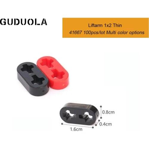 Guduola Parts 41677 Liftarm 1x2 Thin MOC Building Blocks Educational Creative Toys compatible All Brand Bricks 100pcs