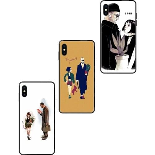 Leon The Professional Mathilda Lover Diy Colorful Printing Black Soft TPU For Xiaomi Redmi Note 4 5 5A 6 7 8 8T 9 9S Pro Max