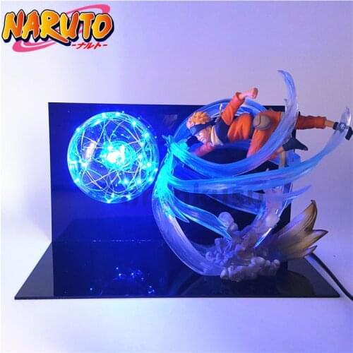 Naruto Rasengan Led Light Action Figure Toy Anime Naruto Shippuden Figurine Sasuke Uzumaki Naruto Toys Gift